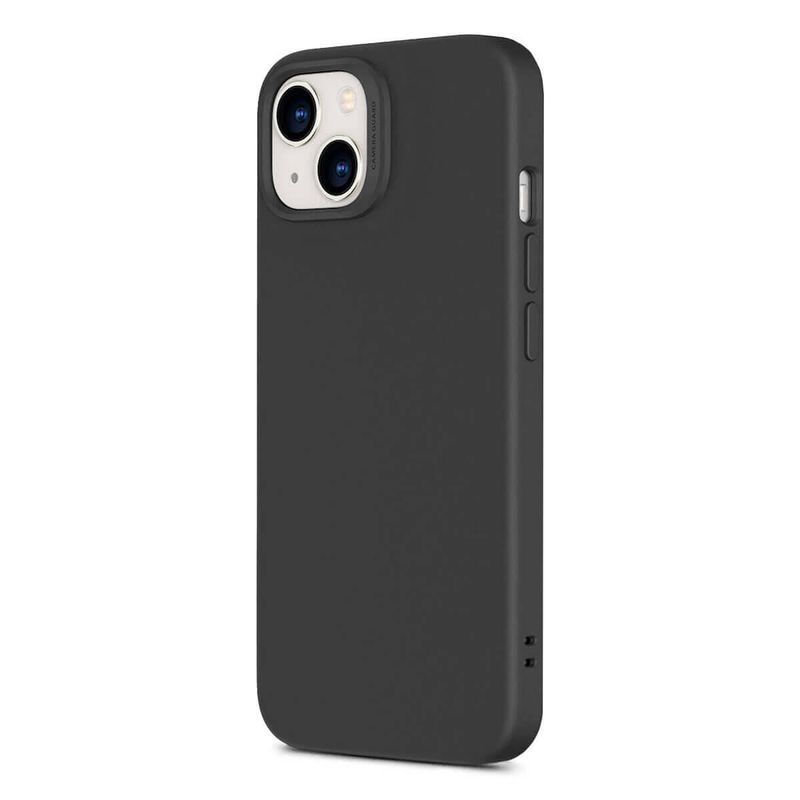Чорний силіконовий чохол MagSafe ESR Cloud Soft Series Liquid Silicone Case Cover with HaloLock Black для iPhone 13