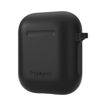 Купити Силиконовый чехол с карабином Spigen Silicone Case Black для Apple AirPods за найкращою ціною в Україні 🔔, наш інтернет - магазин гарантує якість і швидку доставку вашого замовлення 🚀
