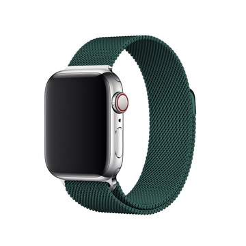 Купить Ремешок oneLounge Milanese Loop Forest Green для Apple Watch 42mm | 44mm SE | 6 | 5 | 4 | 3 | 2 | 1 по лучшей цене в Украине 🔔 ,  наш интернет - магазин гарантирует качество и быструю доставку вашего заказа 🚀