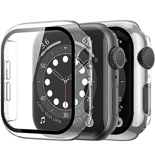 Купить Прозрачный чехол с защитным стеклом iLoungeMax Clear Premium Case PC+Glass для Apple Watch 40mm по лучшей цене в Украине 🔔 ,  наш интернет - магазин гарантирует качество и быструю доставку вашего заказа 🚀