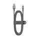 Нейлонові кабель Momax Elite Link Triple-Braided Black Lightning to USB 1.2 m (MFI)