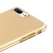 Полупрозрачный чехол Baseus Simple золотой для iPhone 8 Plus/7 Plus