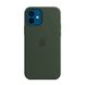 Силиконовый чехол Apple Silicone Case MagSafe Cyprus Green (MHL33) для iPhone 12 | 12 Pro