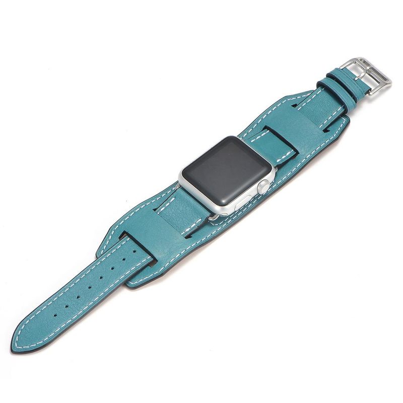Купить Ремешок Coteetci W10 Hermes голубой для Apple Watch 38/40 мм по лучшей цене в Украине 🔔 ,  наш интернет - магазин гарантирует качество и быструю доставку вашего заказа 🚀