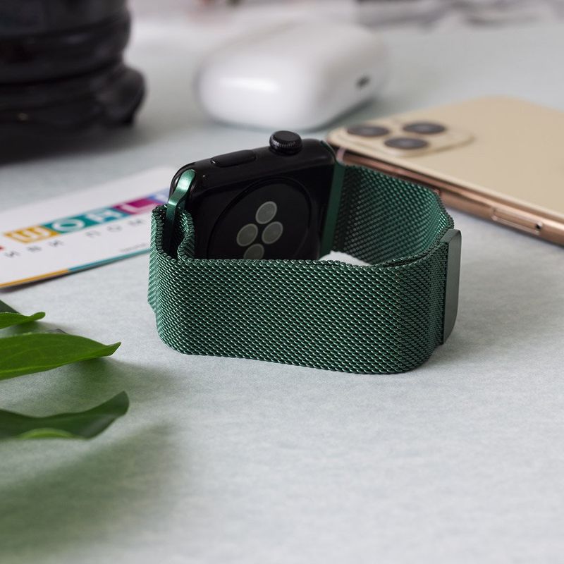 Купити Ремінець Coteetci W6 зелений для Apple Watch 42/44 мм за найкращою ціною в Україні 🔔, наш інтернет - магазин гарантує якість і швидку доставку вашого замовлення 🚀