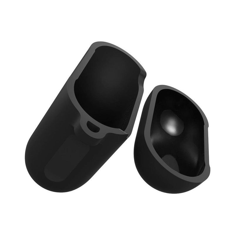Купить Силиконовый чехол с карабином Spigen Silicone Case Black для Apple AirPods по лучшей цене в Украине 🔔 ,  наш интернет - магазин гарантирует качество и быструю доставку вашего заказа 🚀