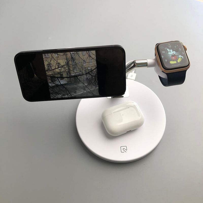 Купить Беспроводная зарядка oneLounge для Apple Watch | AirPods | iPhone White по лучшей цене в Украине 🔔 ,  наш интернет - магазин гарантирует качество и быструю доставку вашего заказа 🚀