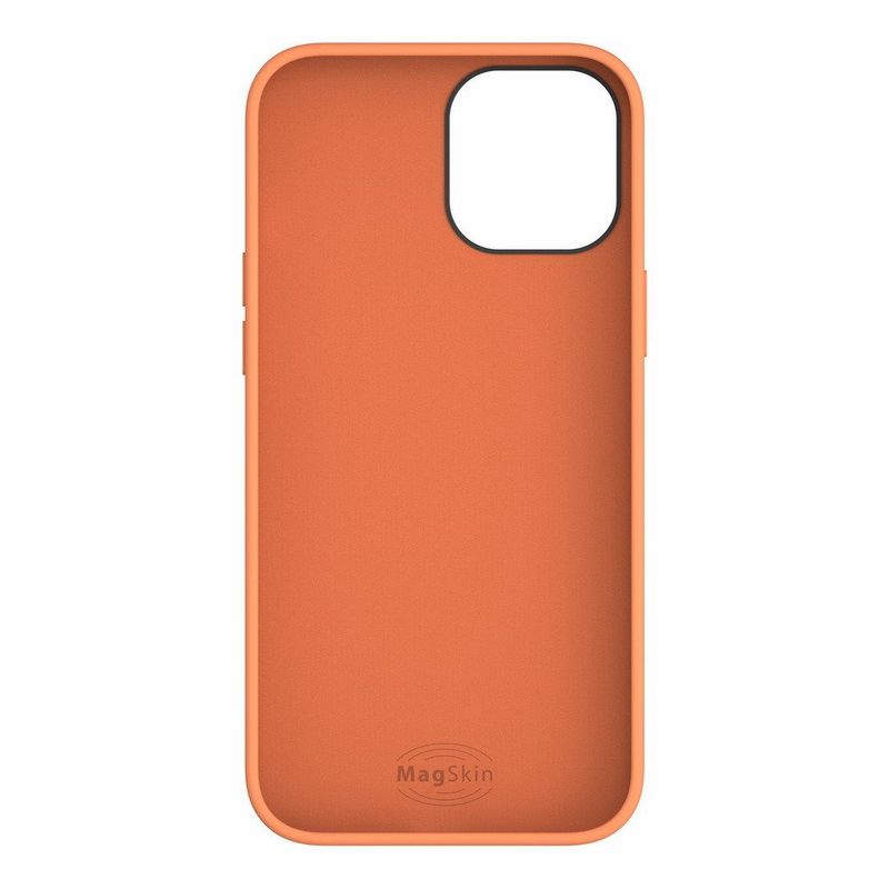 Купить Чехол с поддержкой MagSafe Switcheasy MagSkin оранжевый для iPhone 12/12 Pro по лучшей цене в Украине 🔔 ,  наш интернет - магазин гарантирует качество и быструю доставку вашего заказа 🚀