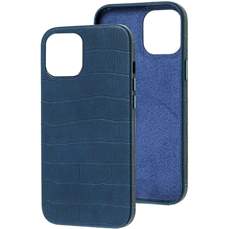 Купить Кожаный чехол Croco Leather для Apple iPhone 12 mini (5.4") по лучшей цене в Украине 🔔 ,  наш интернет - магазин гарантирует качество и быструю доставку вашего заказа 🚀