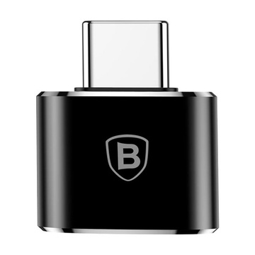 Купить Переходник Baseus USB Type-C to USB Black по лучшей цене в Украине 🔔 ,  наш интернет - магазин гарантирует качество и быструю доставку вашего заказа 🚀