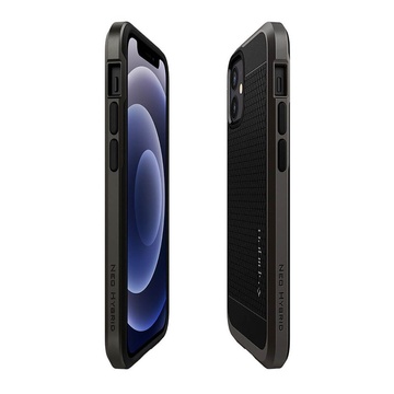 Купити Защитный чехол Spigen Neo Hybrid Gunmetal для iPhone 12 mini за найкращою ціною в Україні 🔔, наш інтернет - магазин гарантує якість і швидку доставку вашого замовлення 🚀