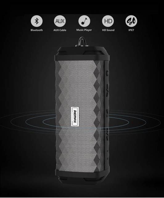 Купить Bluetooth Колонка Remax RB-M12 Black по лучшей цене в Украине 🔔 ,  наш интернет - магазин гарантирует качество и быструю доставку вашего заказа 🚀