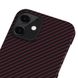 Карбоновый чехол-накладка Pitaka MagEZ Case Black | Red для iPhone 12 mini