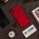 Силиконовый чехол красный для iPhone X