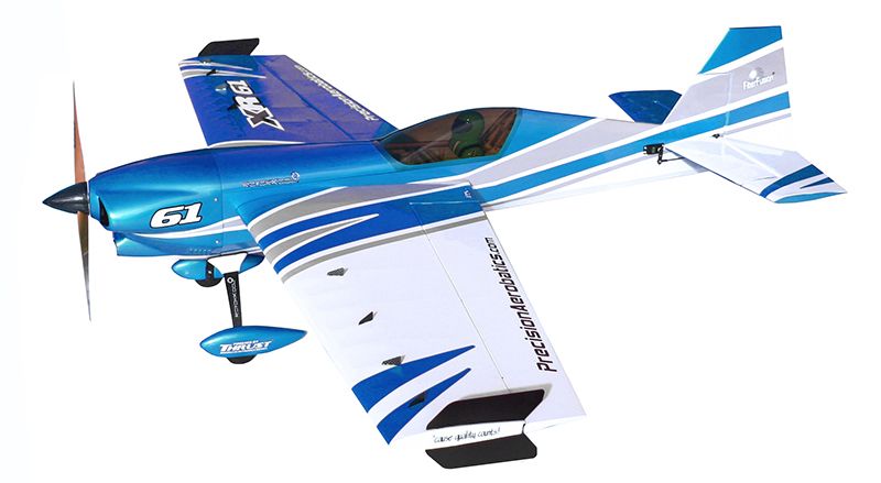 Купить Самолёт радиоуправляемый Precision Aerobatics XR-61 1550мм KIT (синий) по лучшей цене в Украине 🔔 ,  наш интернет - магазин гарантирует качество и быструю доставку вашего заказа 🚀
