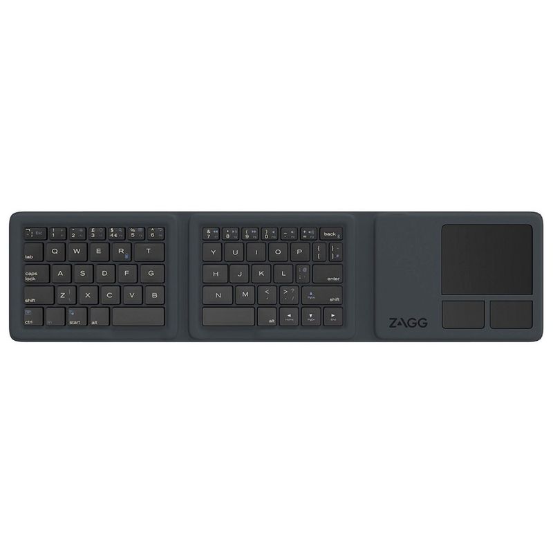 Купити Портативна клавіатура ZAGG Tri Fold Універсальний Keyboard Charcoal з Touchpad за найкращою ціною в Україні 🔔, наш інтернет - магазин гарантує якість і швидку доставку вашого замовлення 🚀