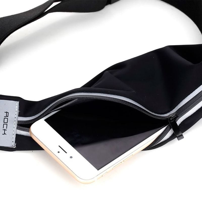 Купити Спортивна водонепроникна сумка для телефону ROCK Sports Waist Bag Black за найкращою ціною в Україні 🔔, наш інтернет - магазин гарантує якість і швидку доставку вашого замовлення 🚀