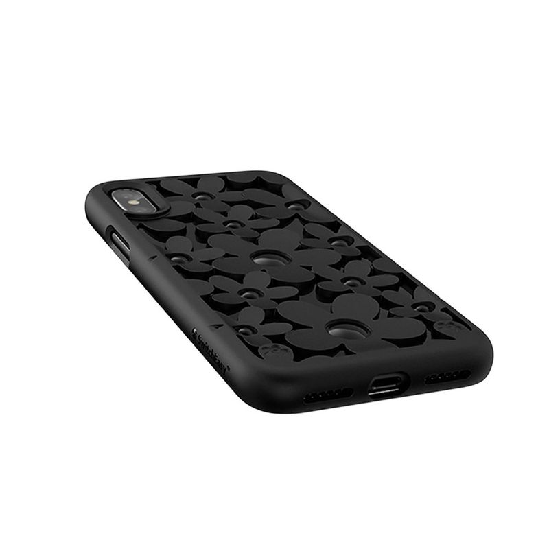 Купити 3D чохол SwitchEasy Fleur Black для iPhone X | XS за найкращою ціною в Україні 🔔, наш інтернет - магазин гарантує якість і швидку доставку вашого замовлення 🚀
