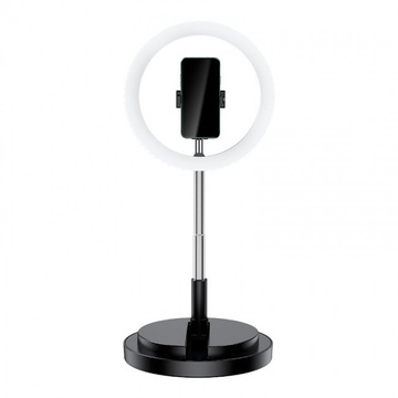 Купить Кольцевая LED-лампа для селфи Usams US-ZB120 Stretchable Selfie Ring Light Black по лучшей цене в Украине 🔔 ,  наш интернет - магазин гарантирует качество и быструю доставку вашего заказа 🚀