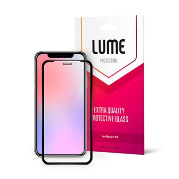 Купить Защитное стекло LUME Protection Full 3D Front Black для iPhone 11 | XR по лучшей цене в Украине 🔔 ,  наш интернет - магазин гарантирует качество и быструю доставку вашего заказа 🚀
