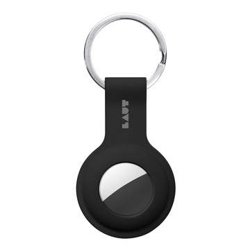 Силиконовый брелок с кольцом LAUT HUEX TAG Black для AirTag