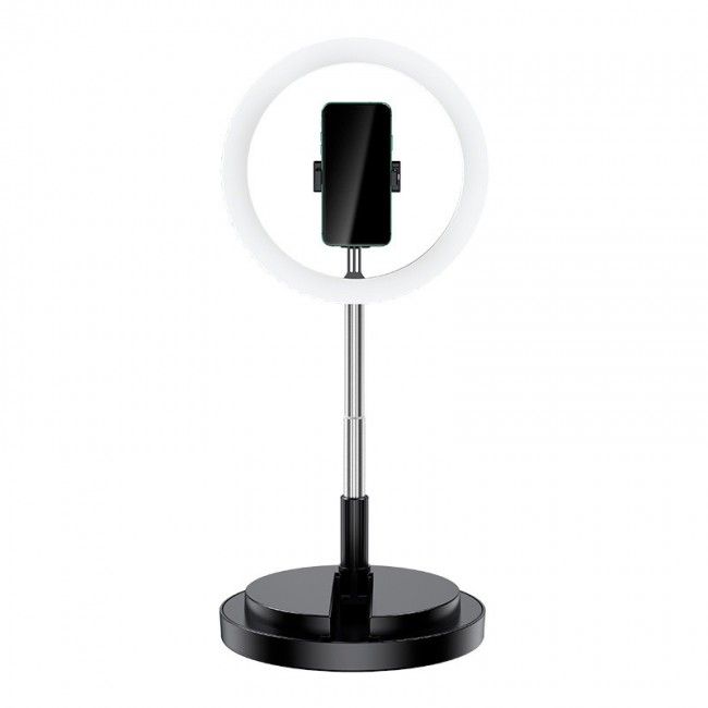 Купити Кольцевая LED-лампа для селфи Usams US-ZB120 Stretchable Selfie Ring Light Black за найкращою ціною в Україні 🔔, наш інтернет - магазин гарантує якість і швидку доставку вашого замовлення 🚀