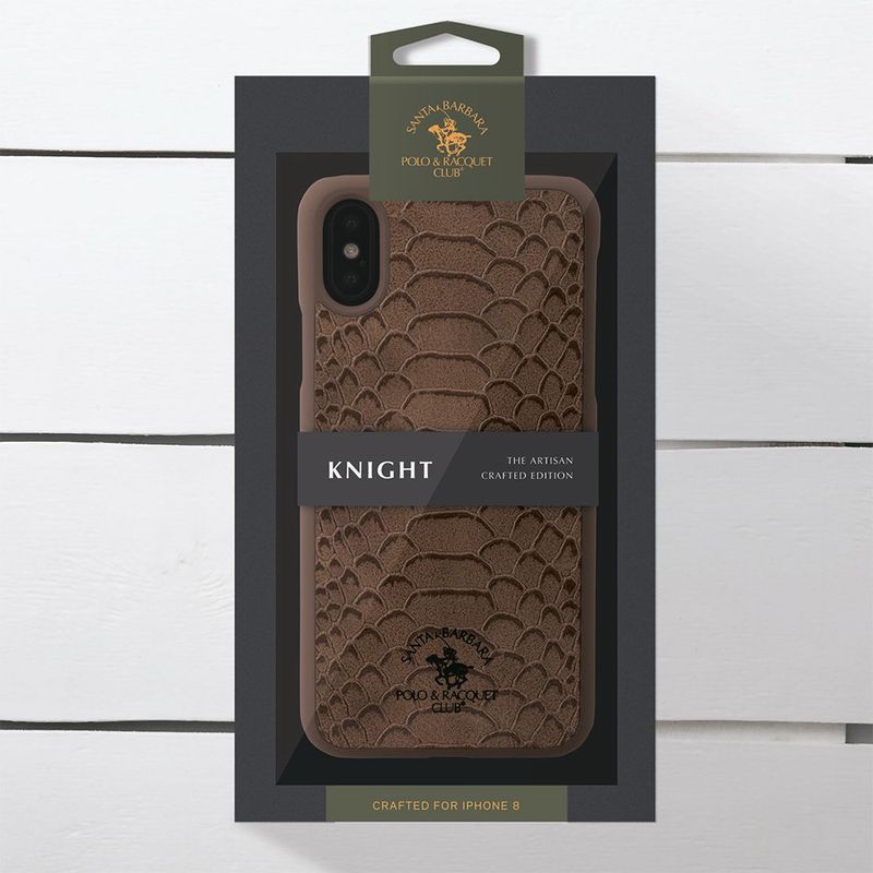 Купити Шкіряний чохол Polo Knight коричневий для iPhone X/XS за найкращою ціною в Україні 🔔, наш інтернет - магазин гарантує якість і швидку доставку вашого замовлення 🚀