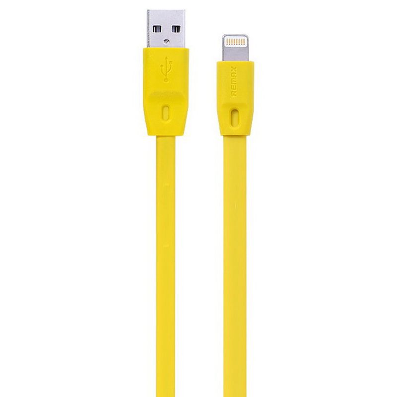 Купити Кабель Remax Full Speed RC-001i USB - Lightning 2 м Yellow за найкращою ціною в Україні 🔔, наш інтернет - магазин гарантує якість і швидку доставку вашого замовлення 🚀