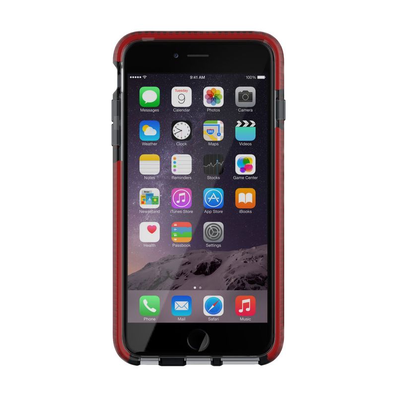 Купити Протиударний чохол Tech21 Evo Mesh Smokey | Red для iPhone 6 Plus | 6s Plus за найкращою ціною в Україні 🔔, наш інтернет - магазин гарантує якість і швидку доставку вашого замовлення 🚀