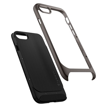 Купить Чехол Spigen Neo Hybrid Herringbone Gunmetal для iPhone 7 | 8 | SE 2020 по лучшей цене в Украине 🔔 ,  наш интернет - магазин гарантирует качество и быструю доставку вашего заказа 🚀