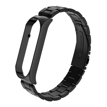 Купить Ремешок oneLounge Metal Strap Black для Xiaomi Mi Band 3 | 4 по лучшей цене в Украине 🔔 ,  наш интернет - магазин гарантирует качество и быструю доставку вашего заказа 🚀