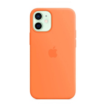Купити Силіконовий чохол Apple Silicone Case MagSafe Kumquat (MHKN3) для iPhone 12 mini за найкращою ціною в Україні 🔔, наш інтернет - магазин гарантує якість і швидку доставку вашого замовлення 🚀
