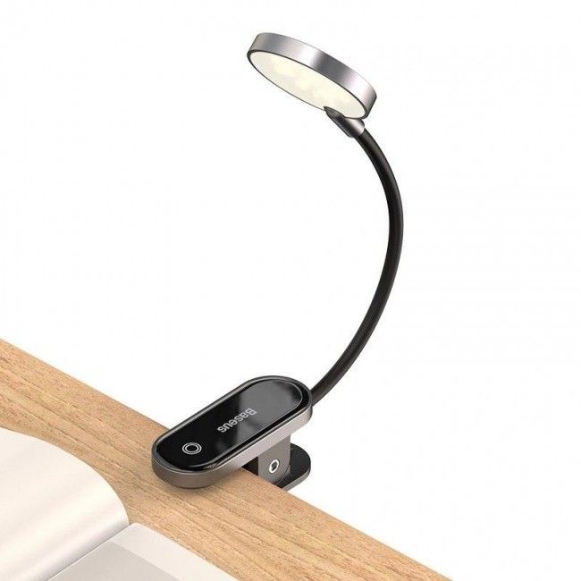 Купити Настольная лампа с прищепкой Baseus Comfort Reading Mini Clip Lamp Dark Gray за найкращою ціною в Україні 🔔, наш інтернет - магазин гарантує якість і швидку доставку вашого замовлення 🚀