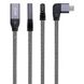 Угловой удлинительный кабель iLoungeMax USB Type-C USB-C 3.1 10Gbp/s 90° 1.5м для MacBook | iPad