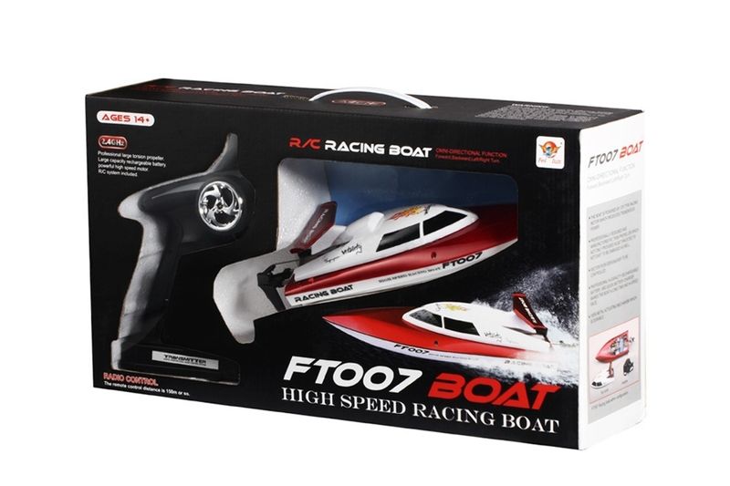 Купить Катер на радиоуправлении Fei Lun FT007 Racing Boat (красный) по лучшей цене в Украине 🔔 ,  наш интернет - магазин гарантирует качество и быструю доставку вашего заказа 🚀