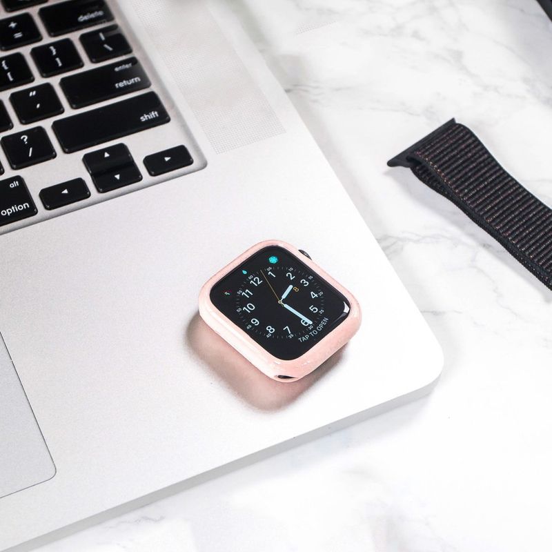 Купить Силиконовый чехол Coteetci TPU Case розовый для Apple Watch 4/5/6/SE 40mm по лучшей цене в Украине 🔔 ,  наш интернет - магазин гарантирует качество и быструю доставку вашего заказа 🚀