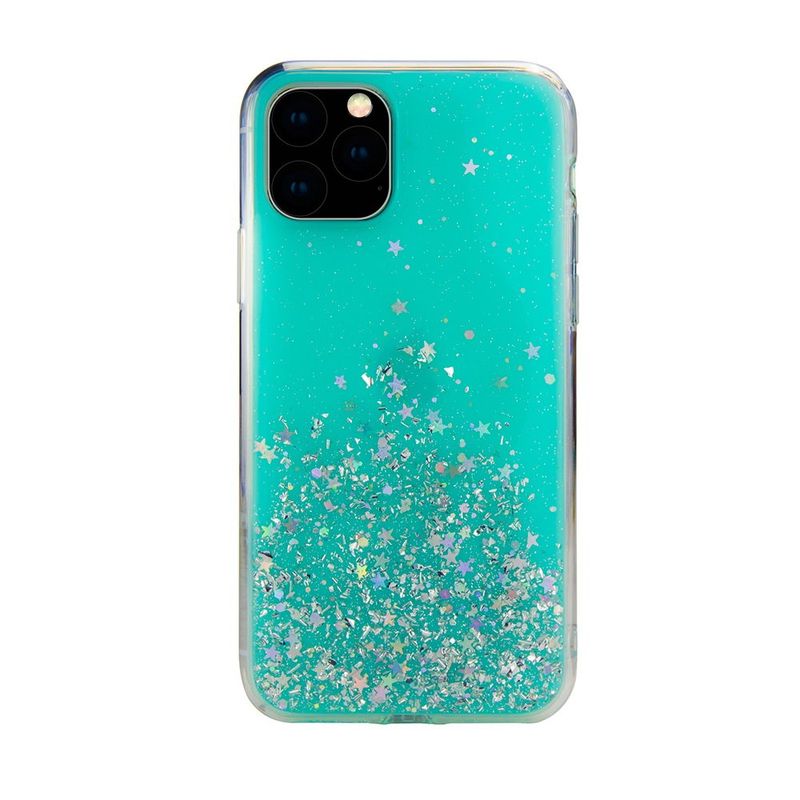Купить Чехол с блестками SwitchEasy Starfield голубой для iPhone 11 Pro по лучшей цене в Украине 🔔 ,  наш интернет - магазин гарантирует качество и быструю доставку вашего заказа 🚀