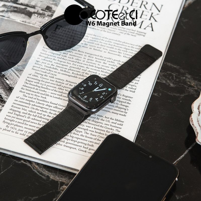 Купити Ремінець для Apple Watch 38мм - Coteetci W6 чорний за найкращою ціною в Україні 🔔, наш інтернет - магазин гарантує якість і швидку доставку вашого замовлення 🚀