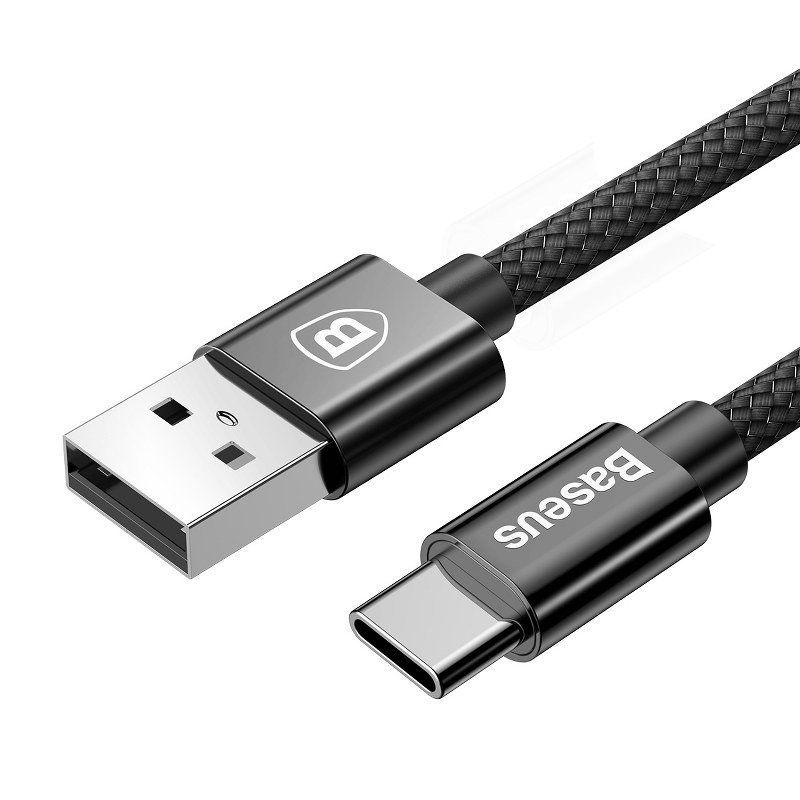 Купить Автомобильное зарядное устройство Baseus Small Screw 3.4A Dual-USB с Type-C кабелем черное по лучшей цене в Украине 🔔 ,  наш интернет - магазин гарантирует качество и быструю доставку вашего заказа 🚀
