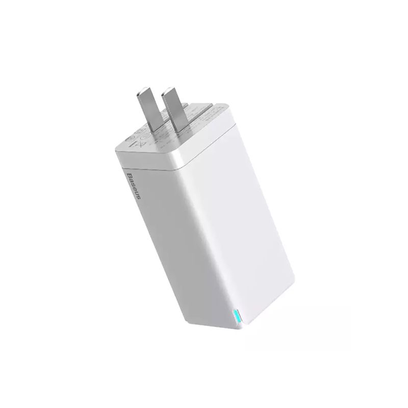 Купить Быстрое сетевое зарядное устройство Baseus GaN2 Pro Quick Charger 2 Type-C+USB-A White 65W (EU) по лучшей цене в Украине 🔔 ,  наш интернет - магазин гарантирует качество и быструю доставку вашего заказа 🚀