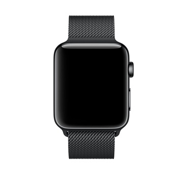 Купить Ремешок URVOI Milanese Loop Black для Apple Watch 42mm | 44mm Series SE | 6 | 5 | 4 | 3 | 2 | 1 по лучшей цене в Украине 🔔 ,  наш интернет - магазин гарантирует качество и быструю доставку вашего заказа 🚀