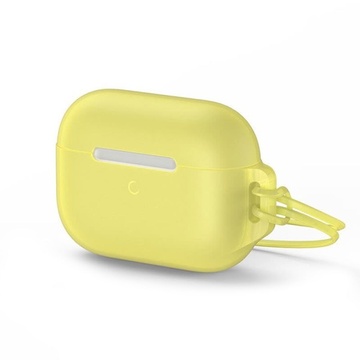 Купить Силиконовый чехол для Apple AirPods Pro Baseus Let's go Jelly Lanyard (с ремешком) Yellow по лучшей цене в Украине 🔔 ,  наш интернет - магазин гарантирует качество и быструю доставку вашего заказа 🚀