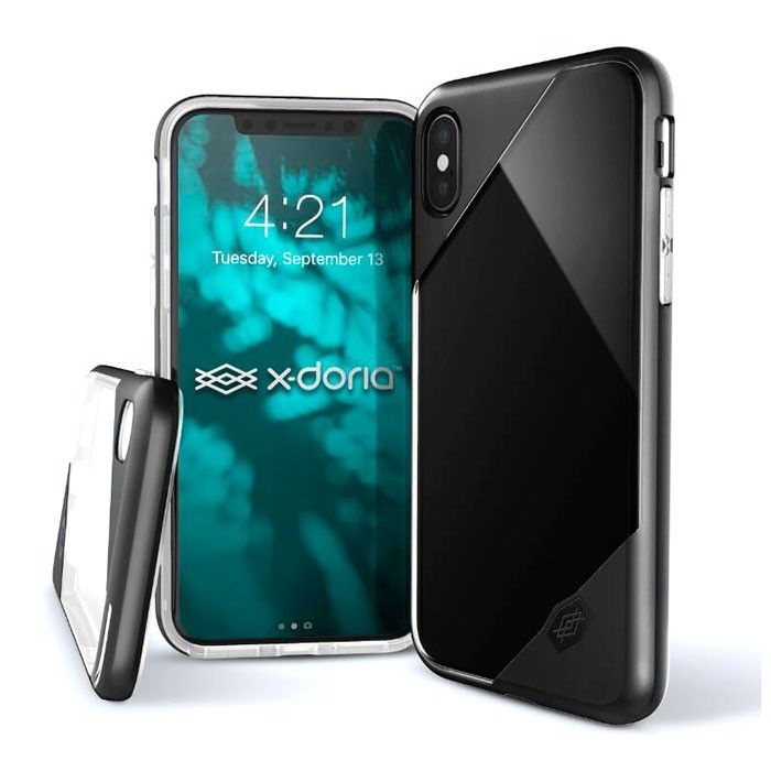 Купити Чохол X-Doria Revel Lux Transparent Black для iPhone X | XS за найкращою ціною в Україні 🔔, наш інтернет - магазин гарантує якість і швидку доставку вашого замовлення 🚀