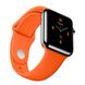 Ремешок iLoungeMax Sport Band 42mm | 44mm Orange для Apple Watch SE | 6 | 5 | 4 | 3 | 2 | 1 OEM
