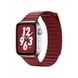 Ремешок Coteetci W7 Leather Magnet Band красный для Apple Watch 38mm/40mm
