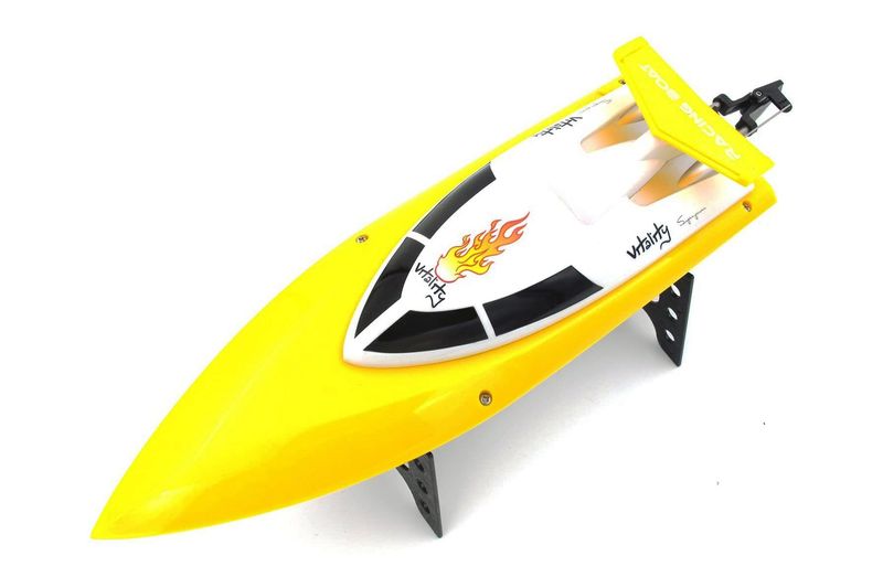 Купить Катер на радиоуправлении Fei Lun FT007 Racing Boat (желтый) по лучшей цене в Украине 🔔 ,  наш интернет - магазин гарантирует качество и быструю доставку вашего заказа 🚀