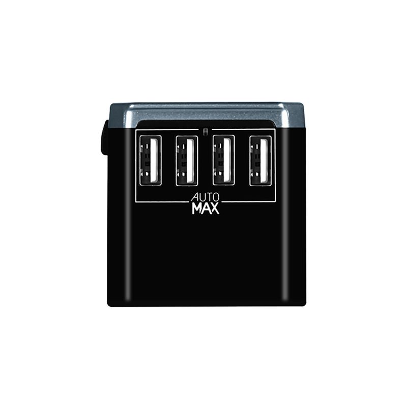 Купить Зарядное устройство Momax 1-World AC Travel Adapter USB Type-C + 4 USB Black по лучшей цене в Украине 🔔 ,  наш интернет - магазин гарантирует качество и быструю доставку вашего заказа 🚀