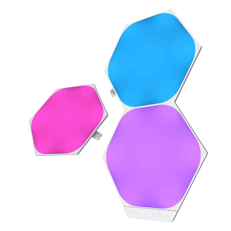 Купить Дополнительные светодиодные модули Nanoleaf Hexagon Shape Expansion Pack HomeKit (3 модуля) по лучшей цене в Украине 🔔 ,  наш интернет - магазин гарантирует качество и быструю доставку вашего заказа 🚀