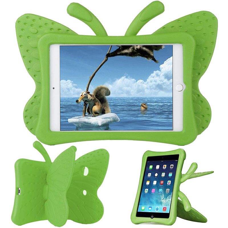 Купить Детский противоударный чехол oneLounge Cartoon Butterfly Green для iPad mini 1 | 2 | 3 | 4 | 5 по лучшей цене в Украине 🔔 ,  наш интернет - магазин гарантирует качество и быструю доставку вашего заказа 🚀
