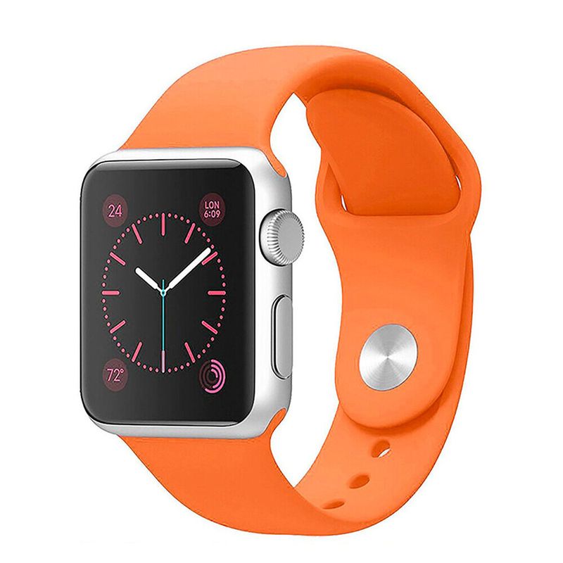 Купити Ремінець oneLounge Sport Band 42mm | 44mm Orange для Apple Watch SE| 6 | 5 | 4 | 3 | 2 | 1 OEM за найкращою ціною в Україні 🔔, наш інтернет - магазин гарантує якість і швидку доставку вашого замовлення 🚀